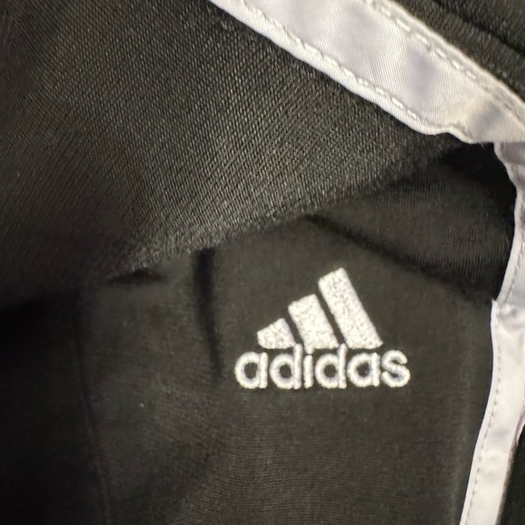 Adidas Black and White Sweatpants with Iconic Stripes - Picture 6 of 6
